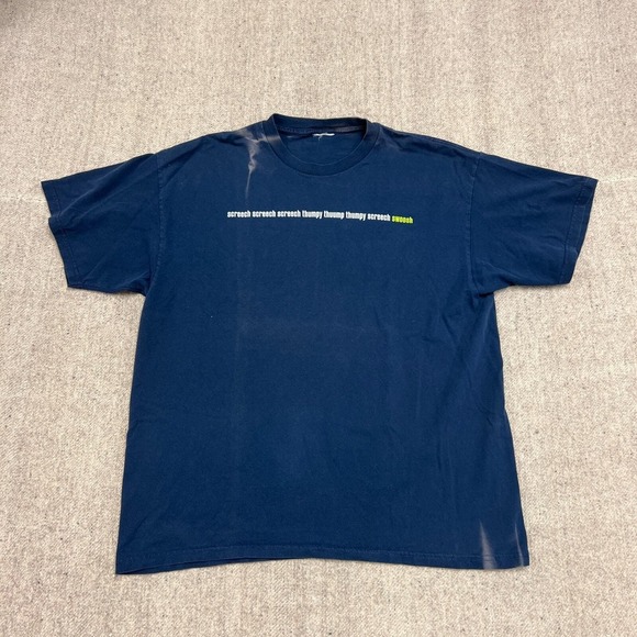 Vintage Other - Vintage Nike Net‎ Music Shirt Mens Large Blue 2000s DJ Swoosh